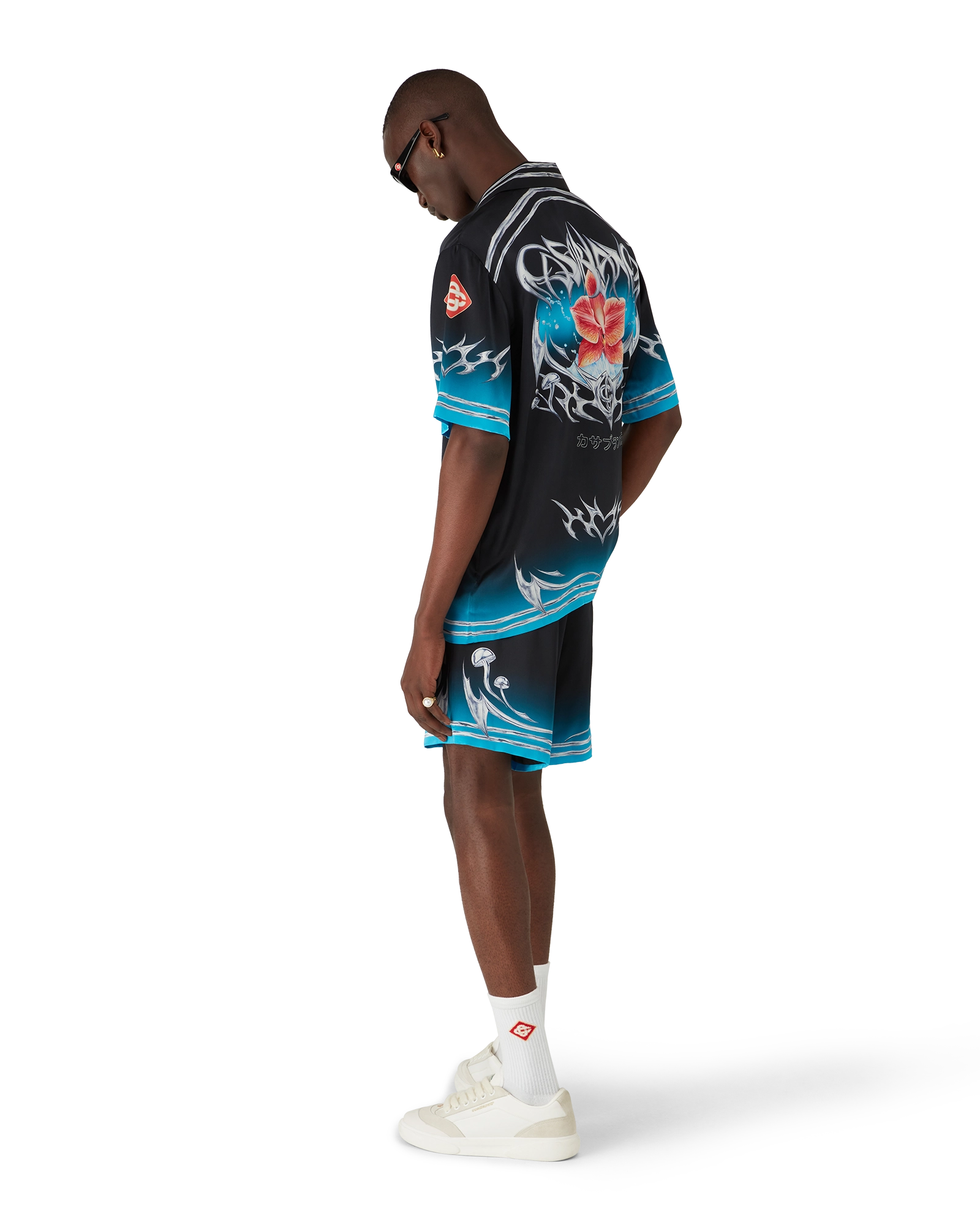 Blades Silk Satin Shorts - 图片 5