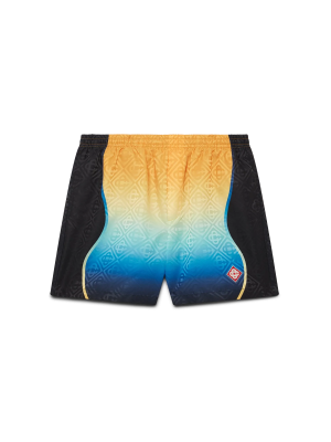 Gradient Jacquard Swim Shorts