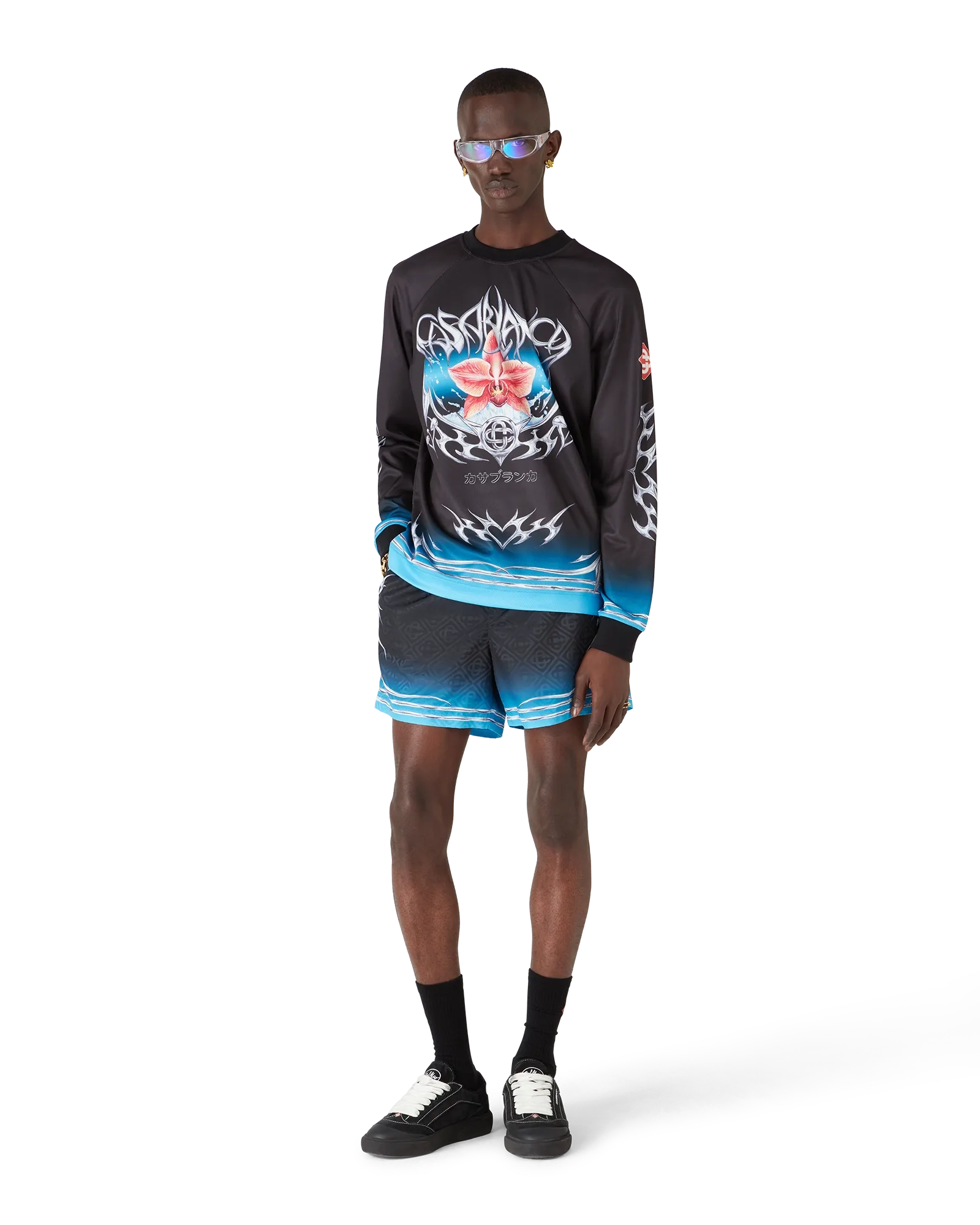 Blades Jacquard Swim Shorts - 图片 2