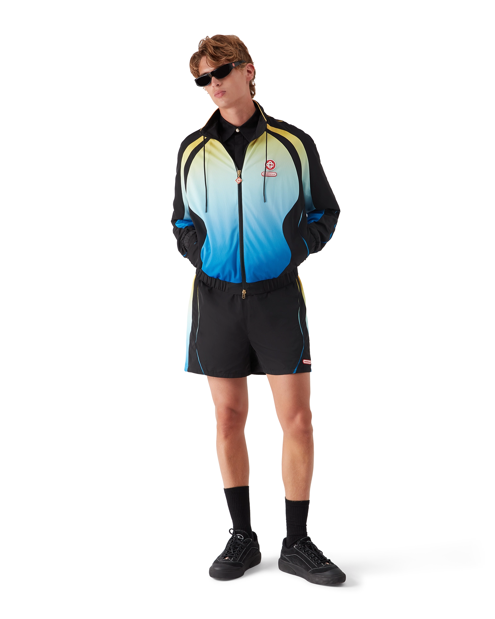 Gradient Football Shorts - 图片 2