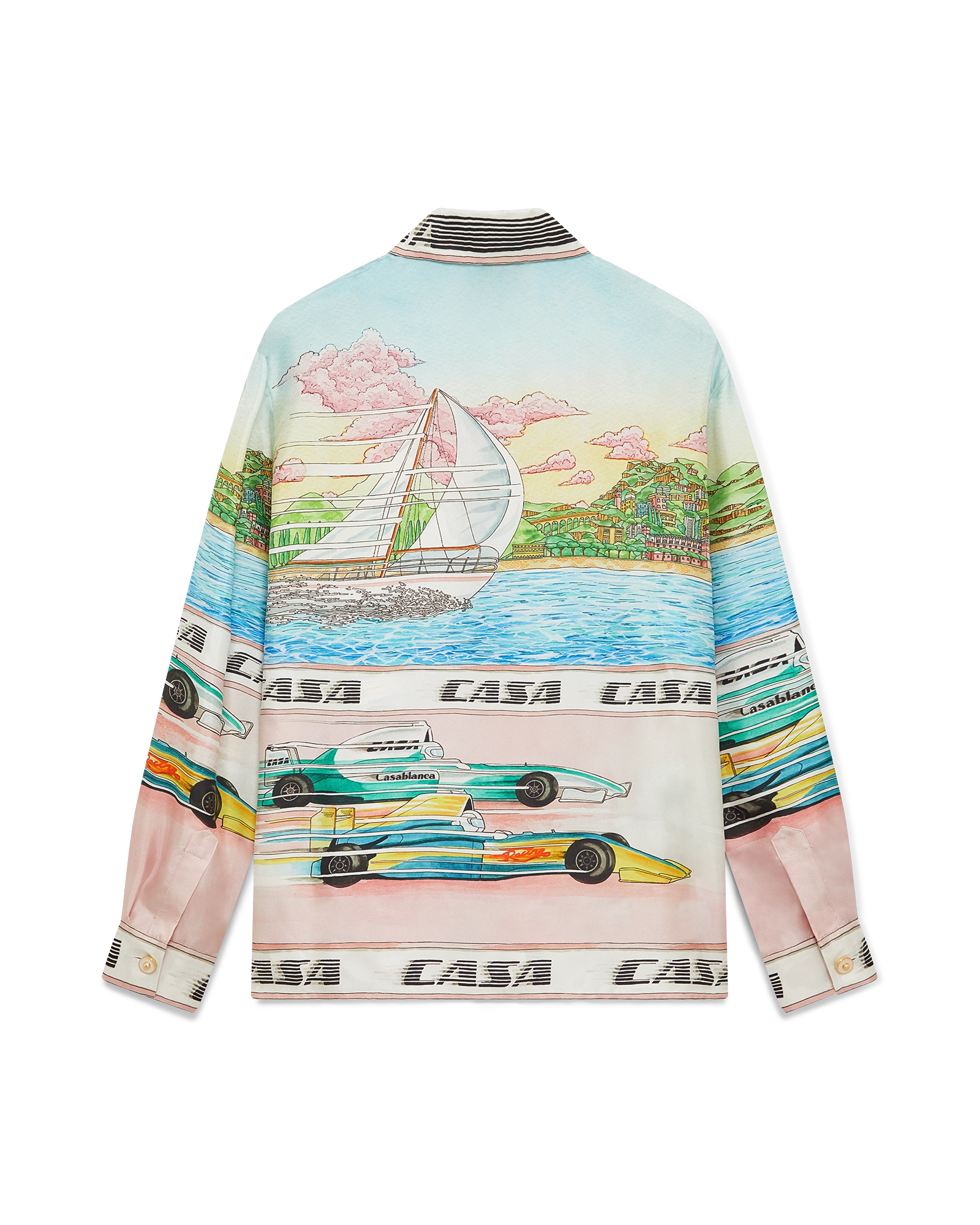 The Art Of Racing Long Sleeve Silk Shirt