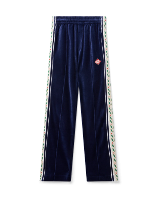 Laurel Velour Taped Tracksuit Bottoms