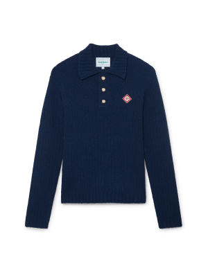 Boucle Polo Long Sleeve Shirt