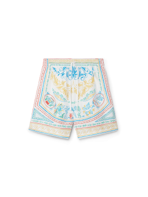 Crayon Vase Silk Shorts