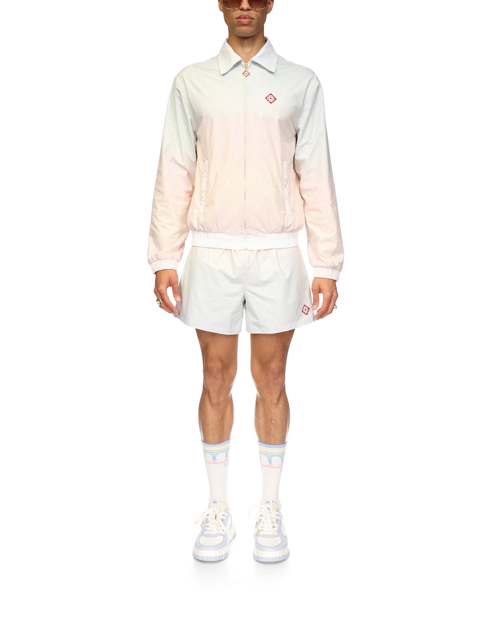 Gradient Laser Detail Track Jacket - 图片 2