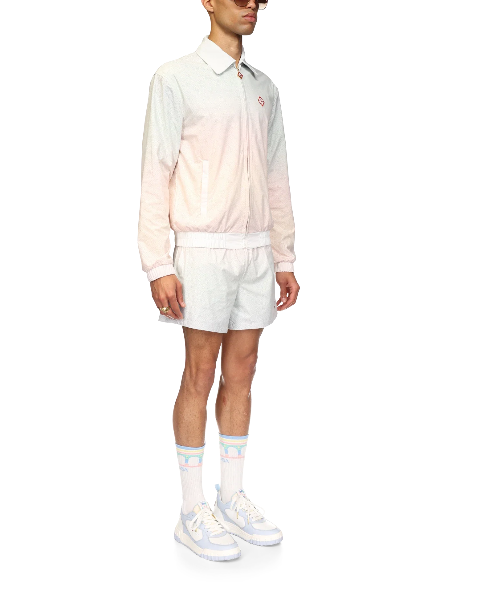 Gradient Laser Detail Track Jacket - 图片 5