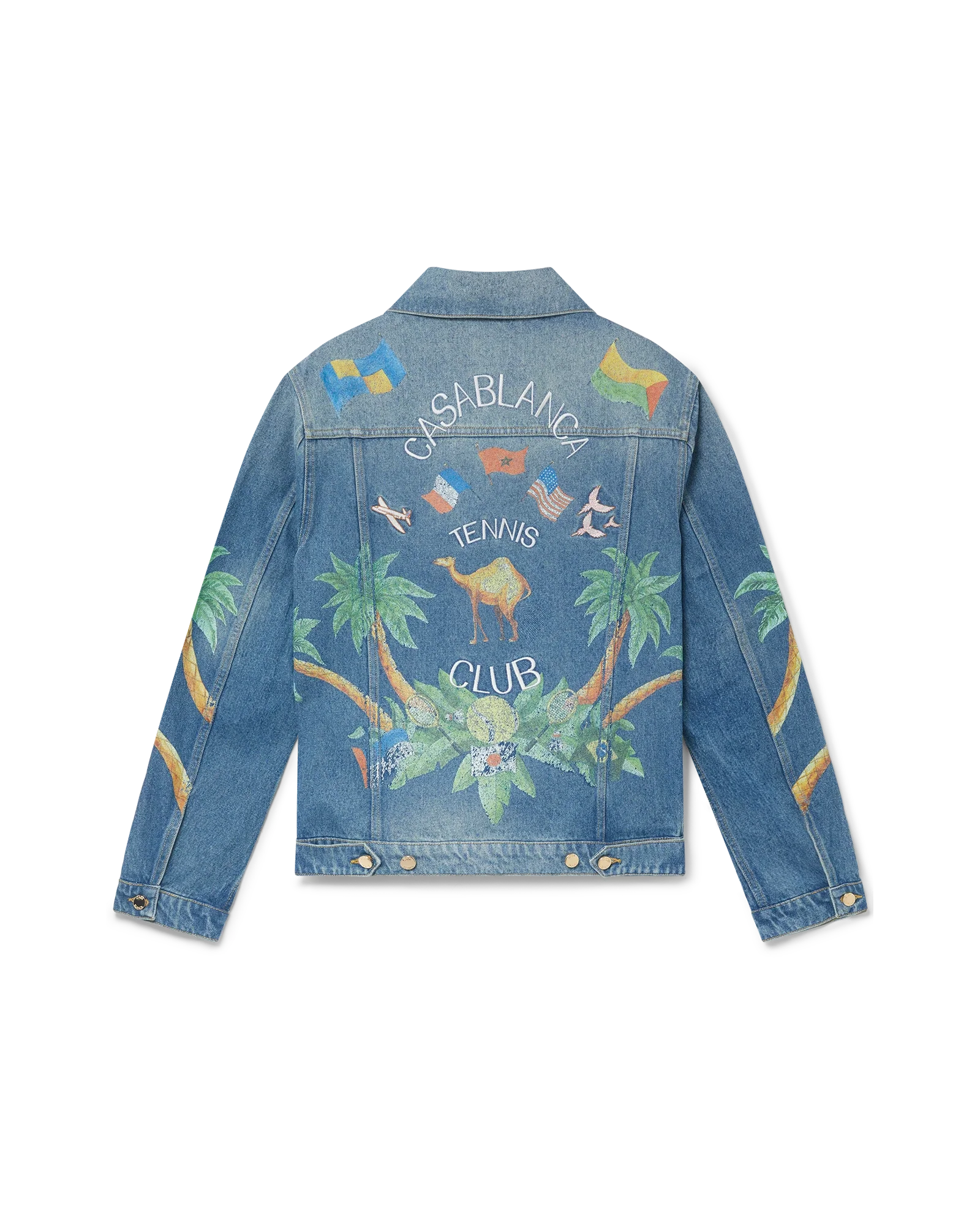 Casablanca Tennis Club Denim Jacket - 图片 2