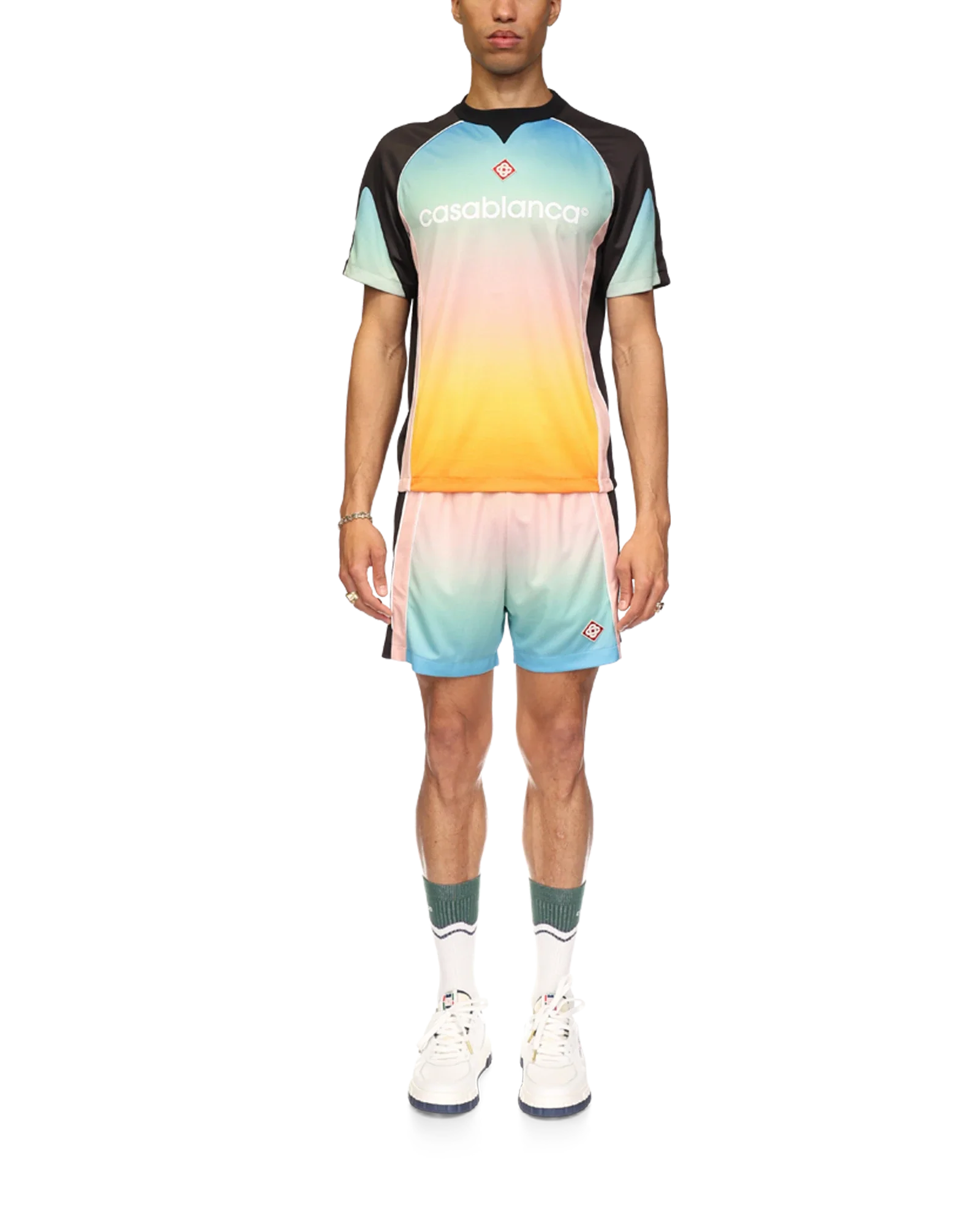 Pastel Gradient Football Shirt - 图片 2