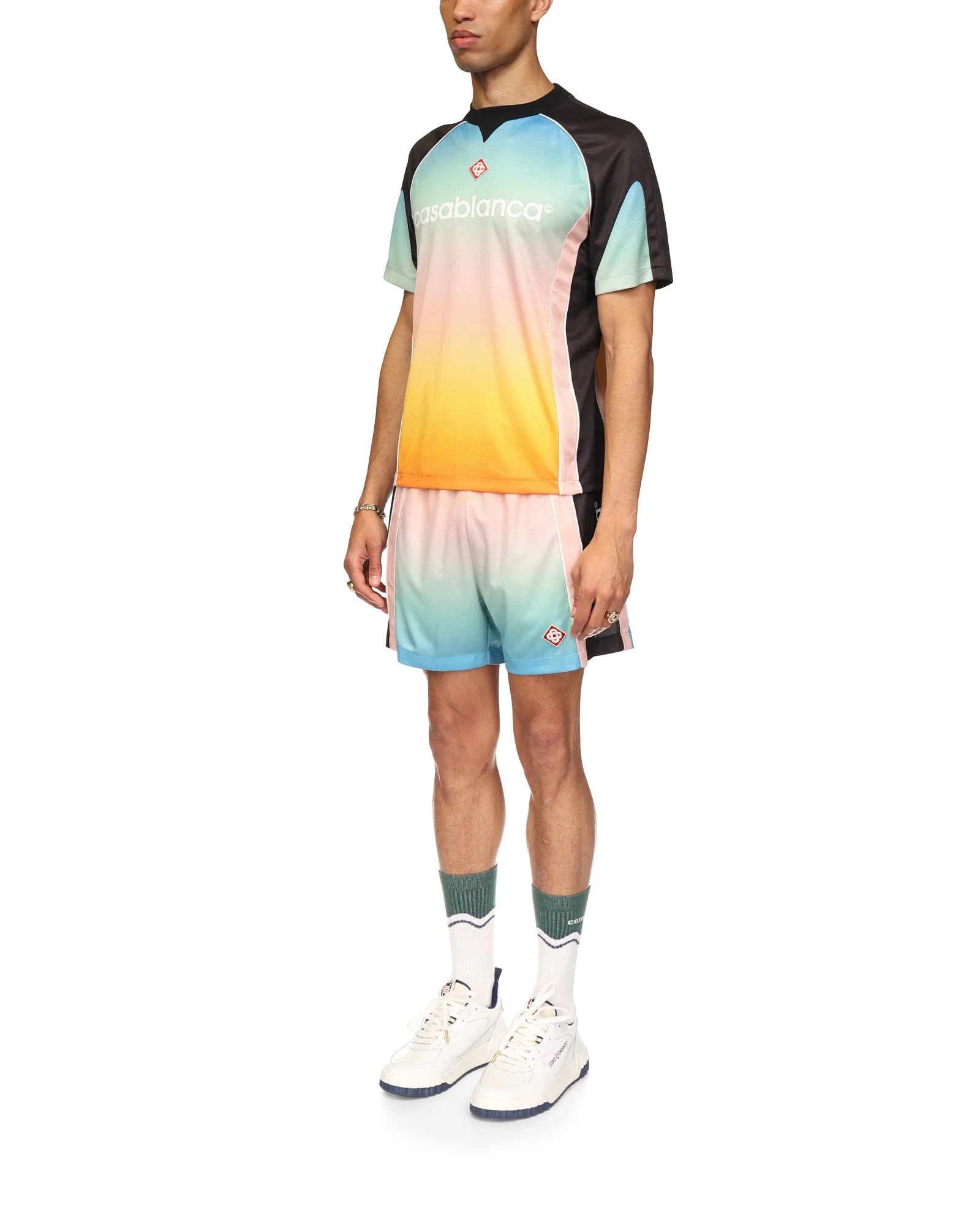 Pastel Gradient Football Shirt - 图片 3