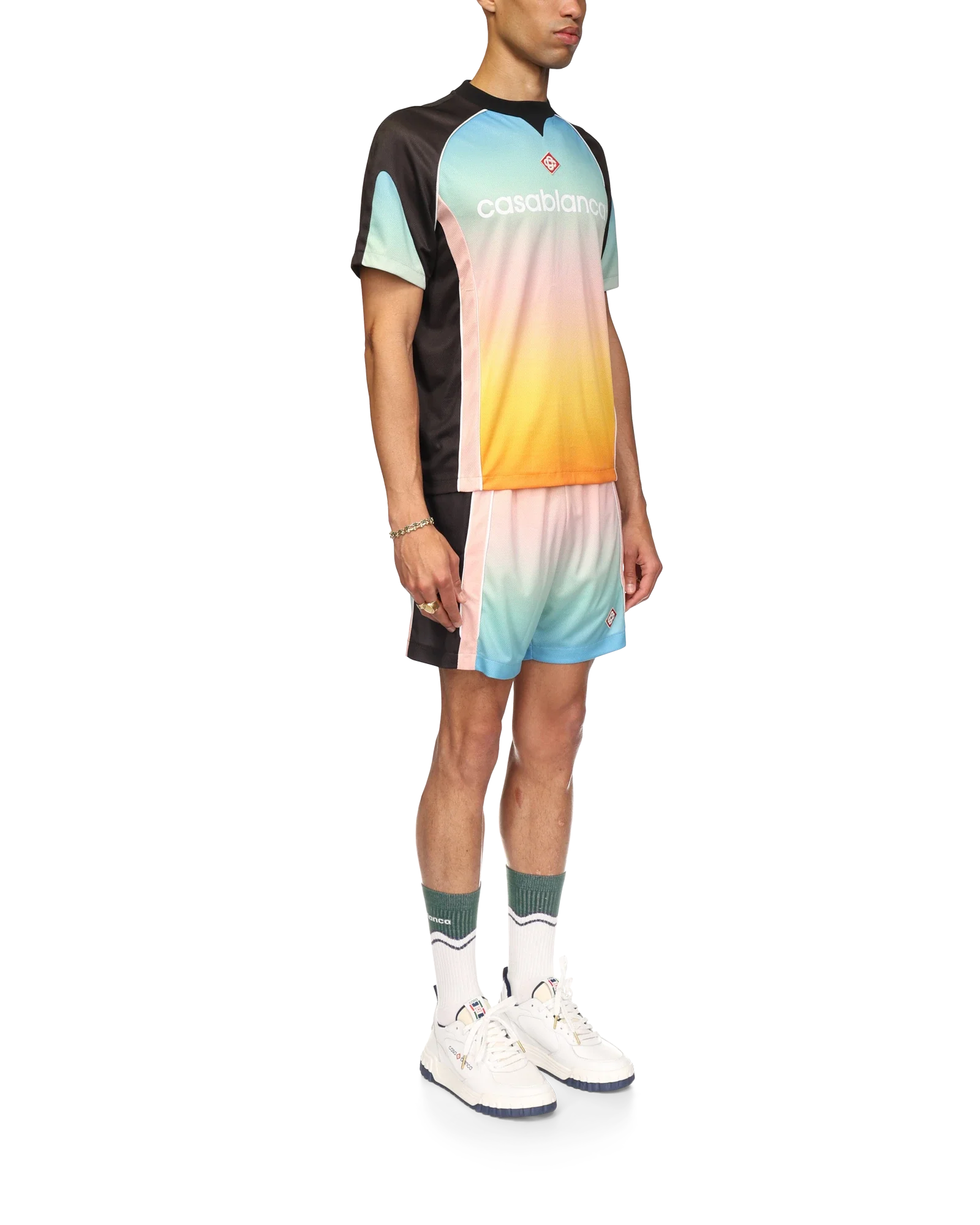 Pastel Gradient Football Shirt - 图片 5