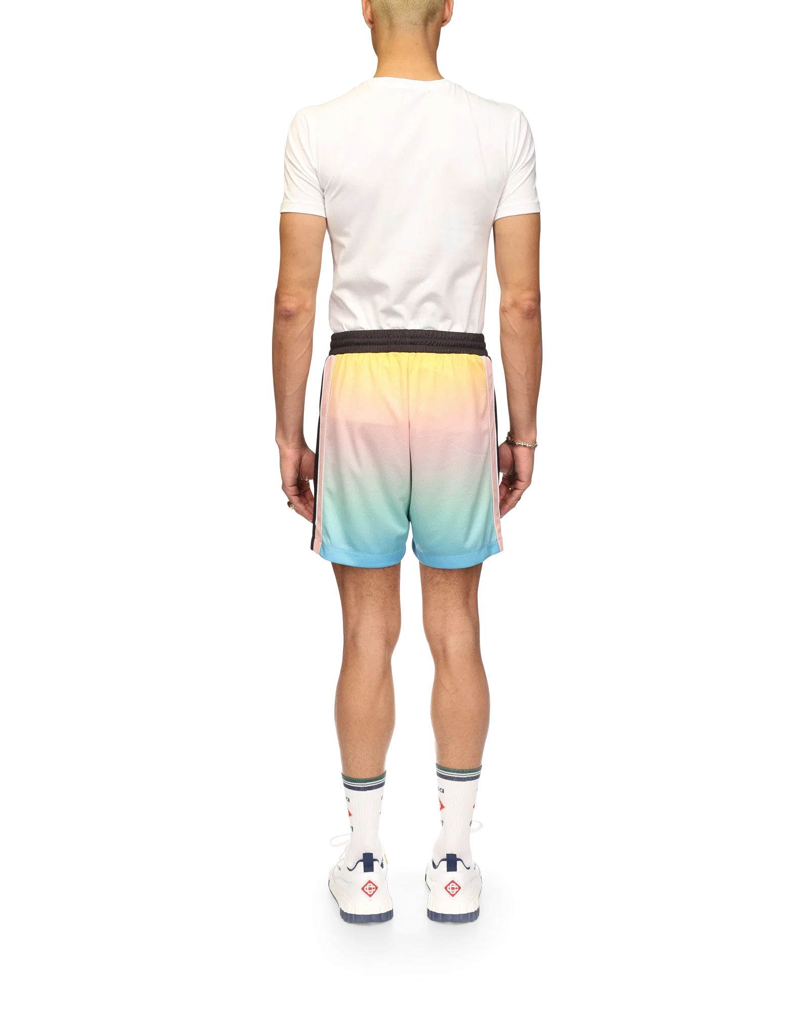 Pastel Gradient Football Shorts - 图片 4