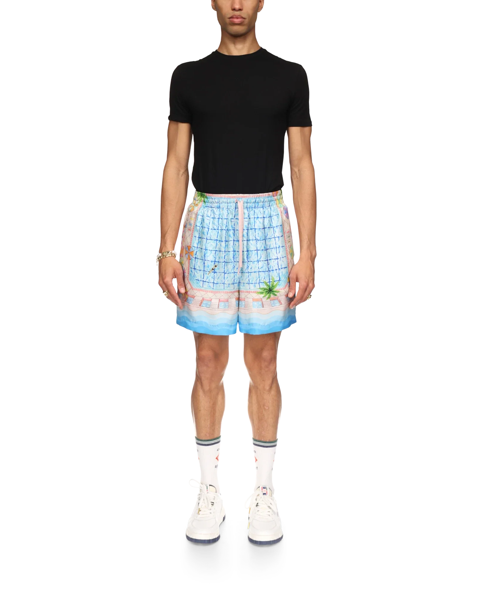 Le Plongeon Silk Shorts - 图片 2