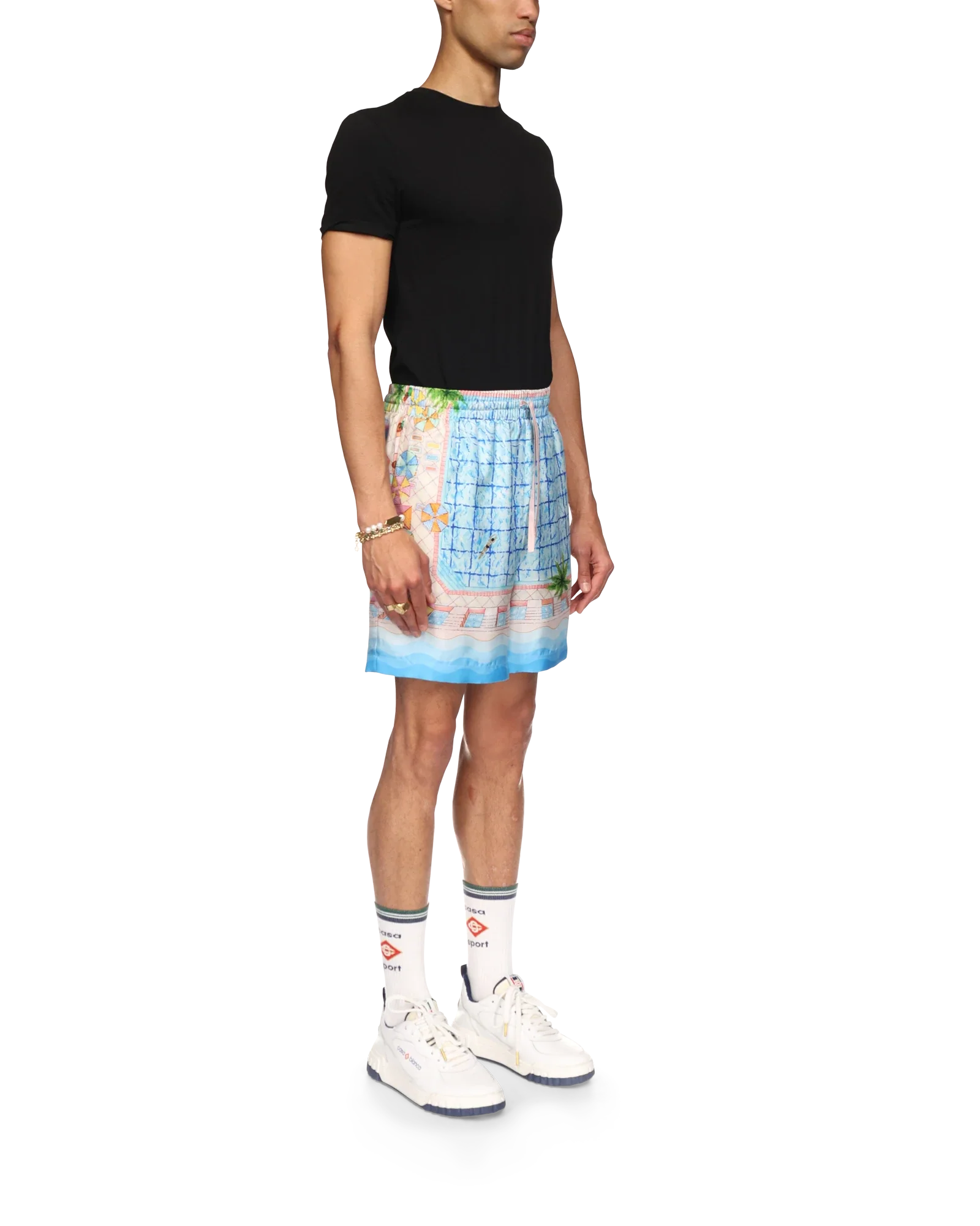 Le Plongeon Silk Shorts - 图片 5