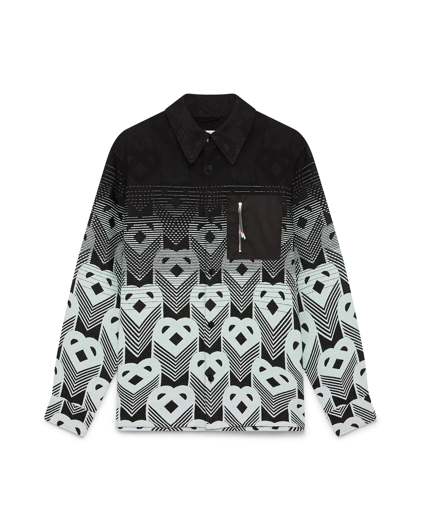 Gradient Monogram Shacket