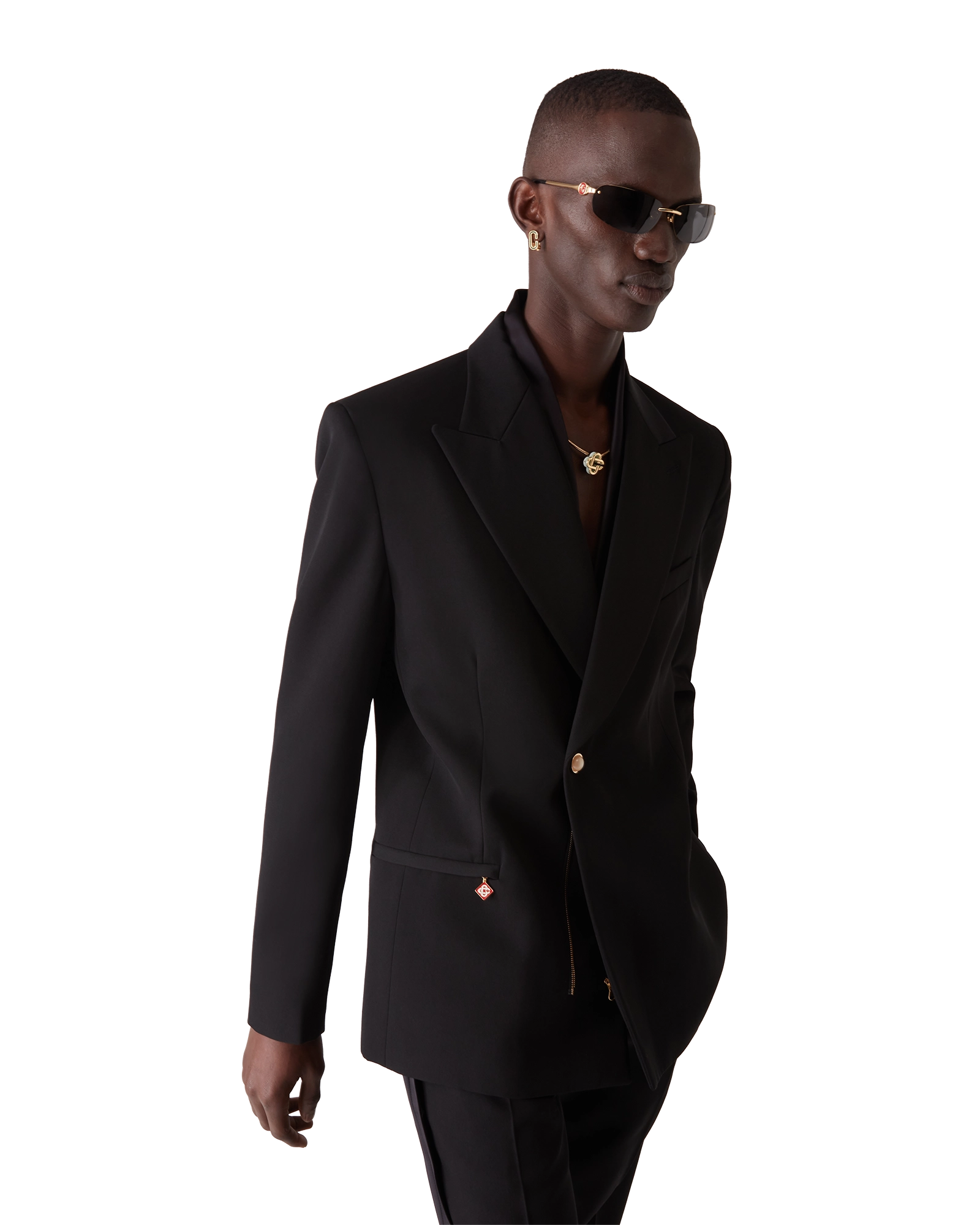 Wool Double Breasted Jacket - 图片 4