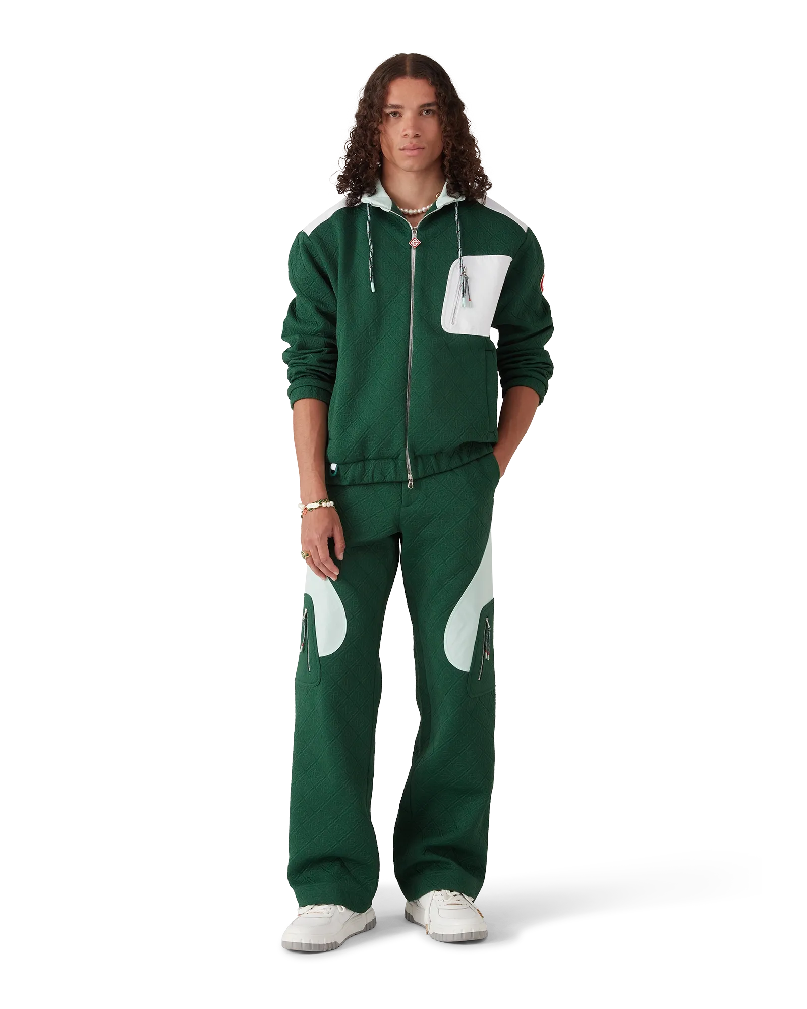 Nylon Monogram Jacquard Jacket - 图片 2