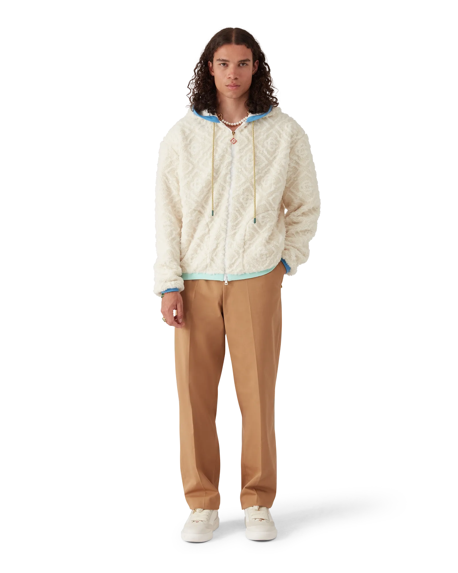 Monogram Jacquard Fleece Jacket - 图片 2