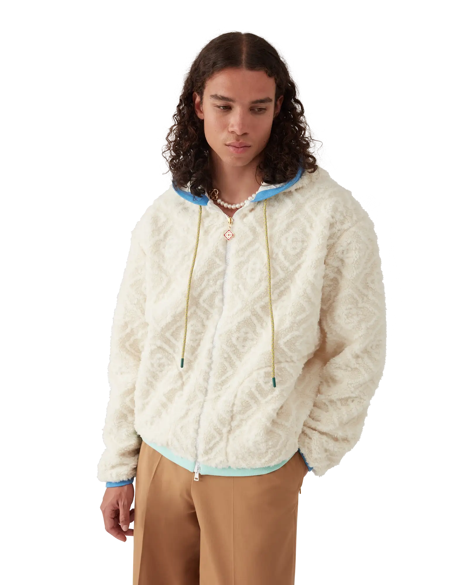 Monogram Jacquard Fleece Jacket - 图片 4