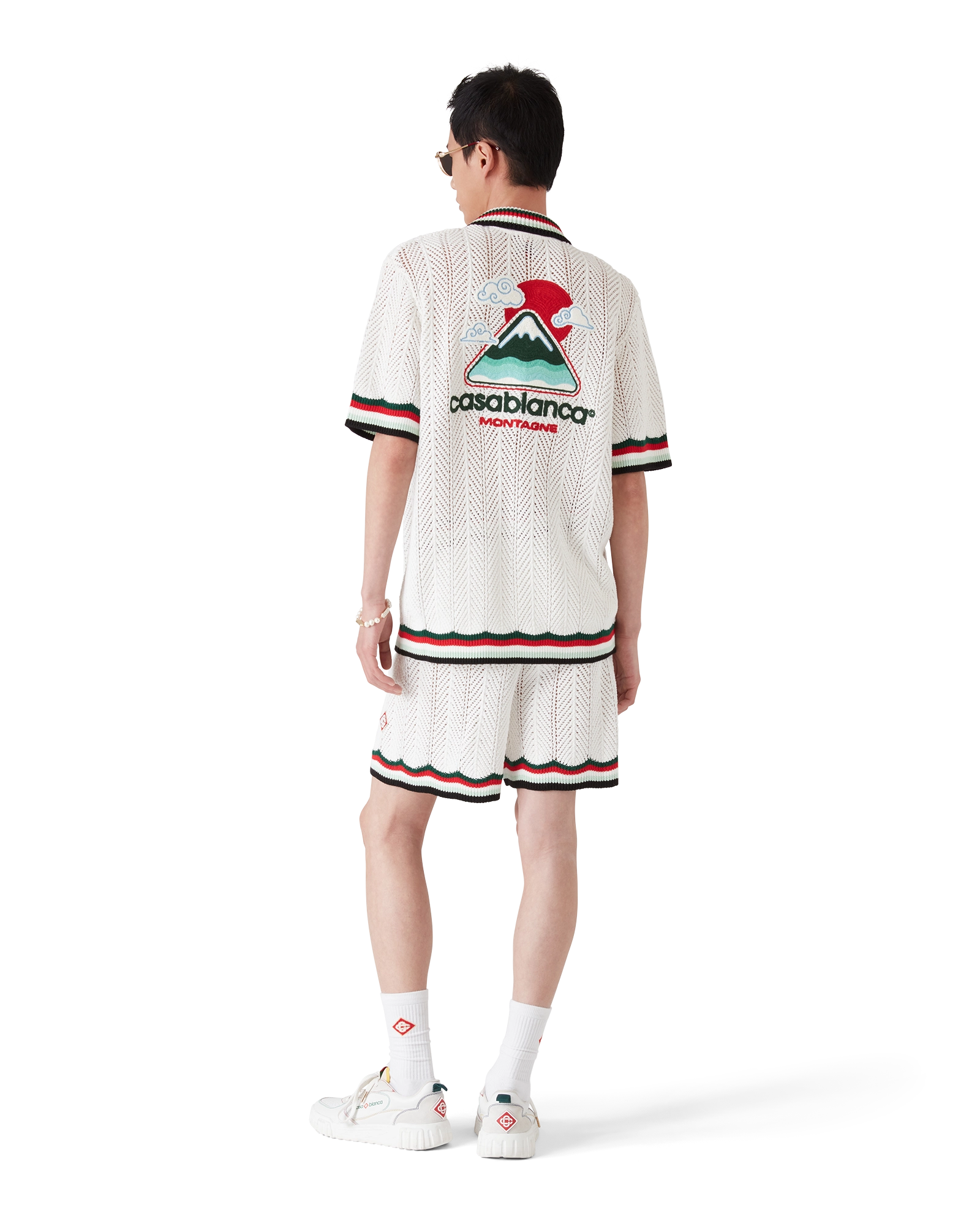 Cotton Montagne Ondulee Short Sleeve Crochet Shirt - 图片 3