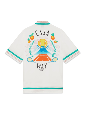 Casa Way Short Sleeve Silk Shirt