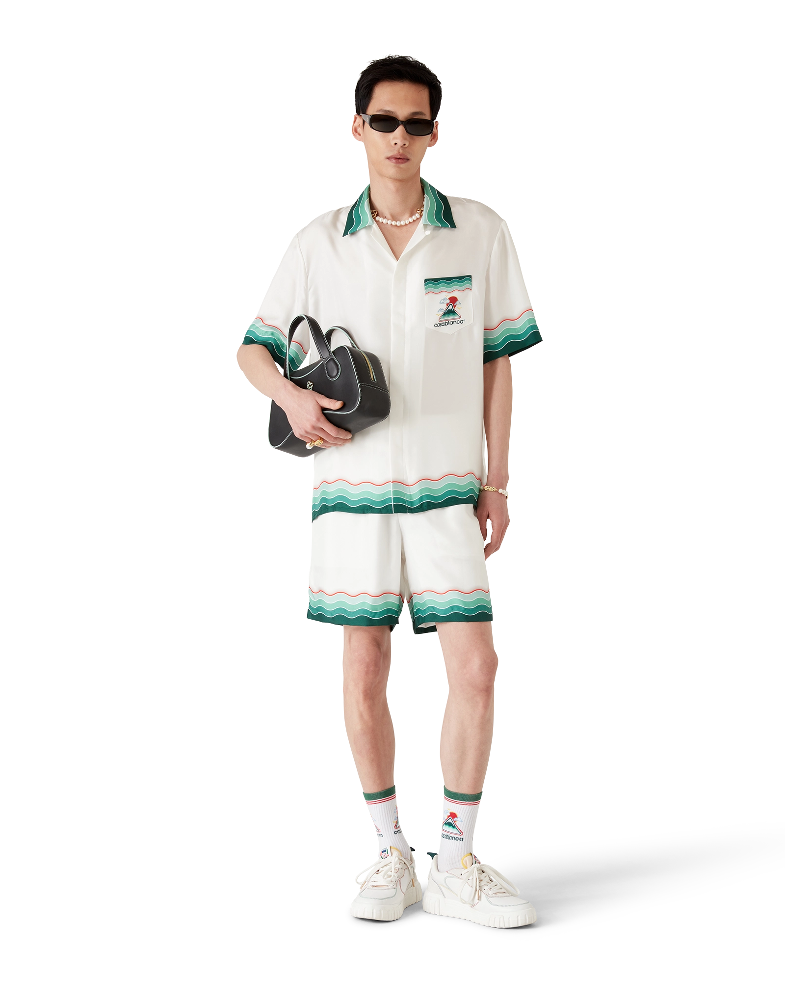 Montagne Ondulee Silk Shorts - 图片 2