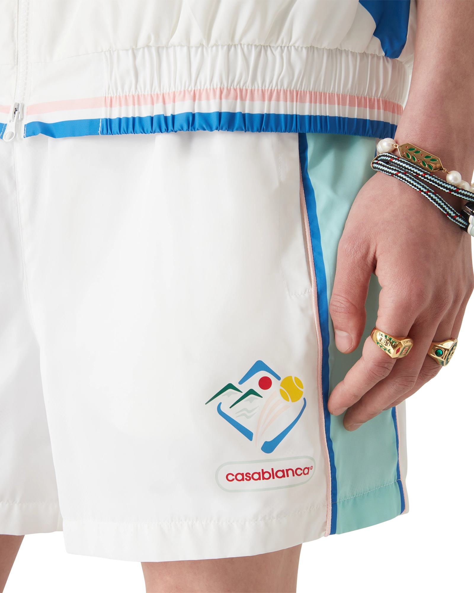 Casa Sportif Windbreaker Shorts - 图片 5