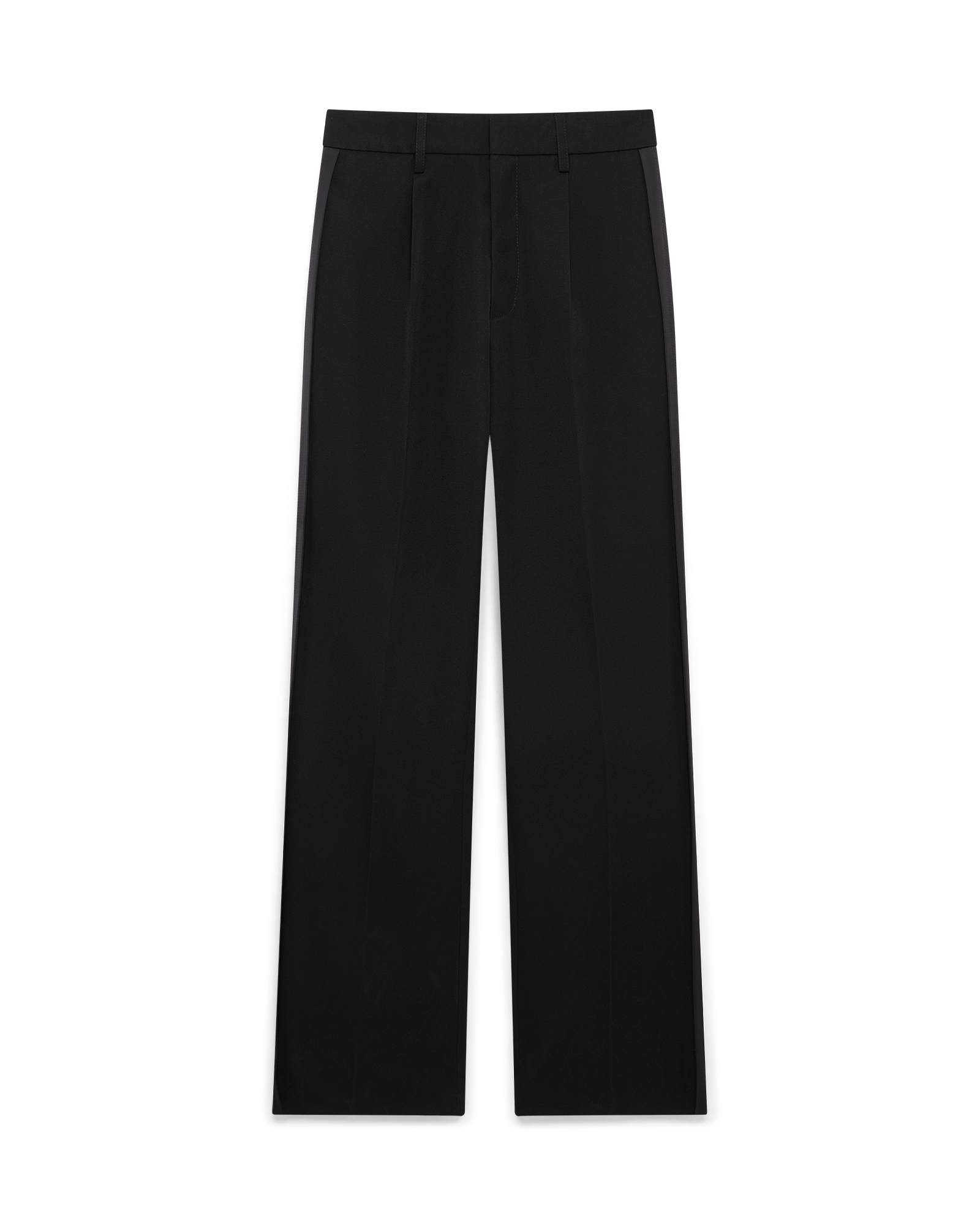Wool Pleated Trousers