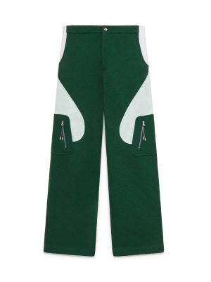 Monogram Jacquard Knit Trousers