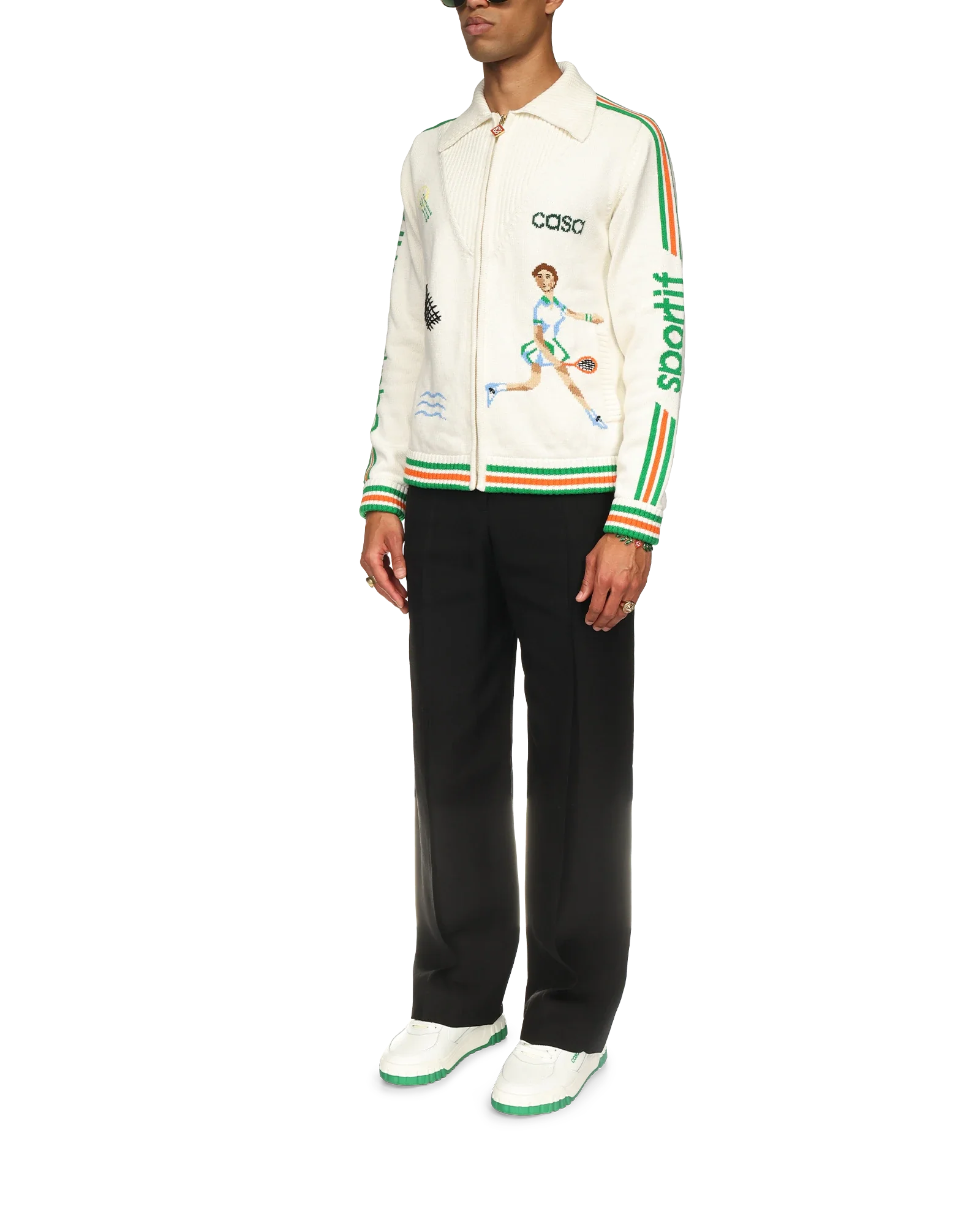 Le Jeu Intarsia Knit Jacket - 图片 3