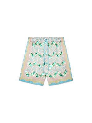 Ping Pong Silk Shorts
