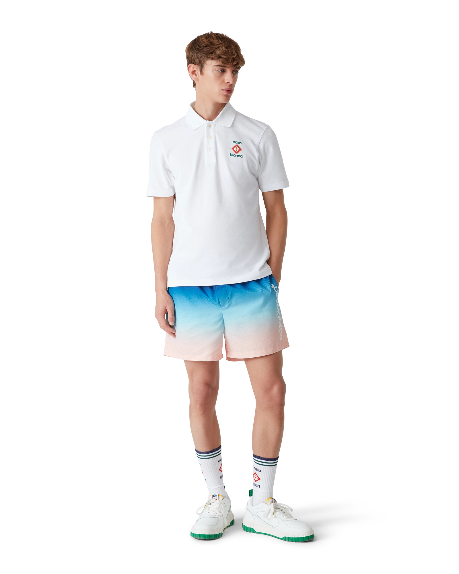 Logo Pique Polo Shirt - 图片 2