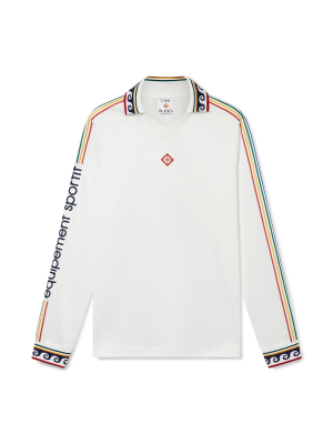 Jacquard Monogram Football Long Sleeve Shirt