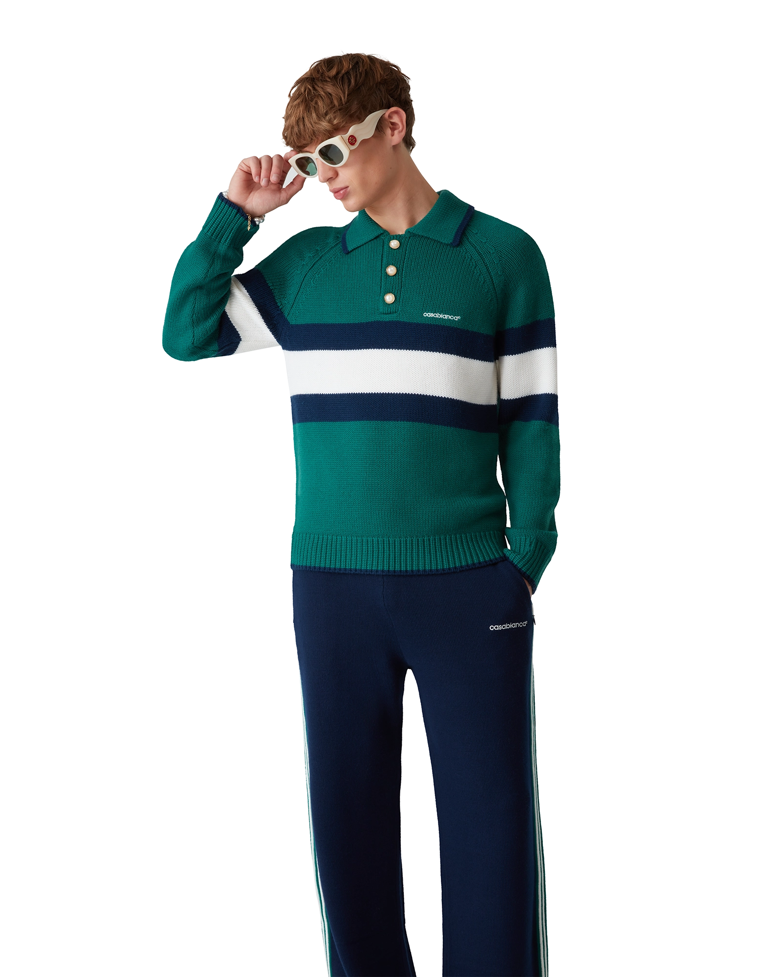 Colourblock Polo Shirt - 图片 4