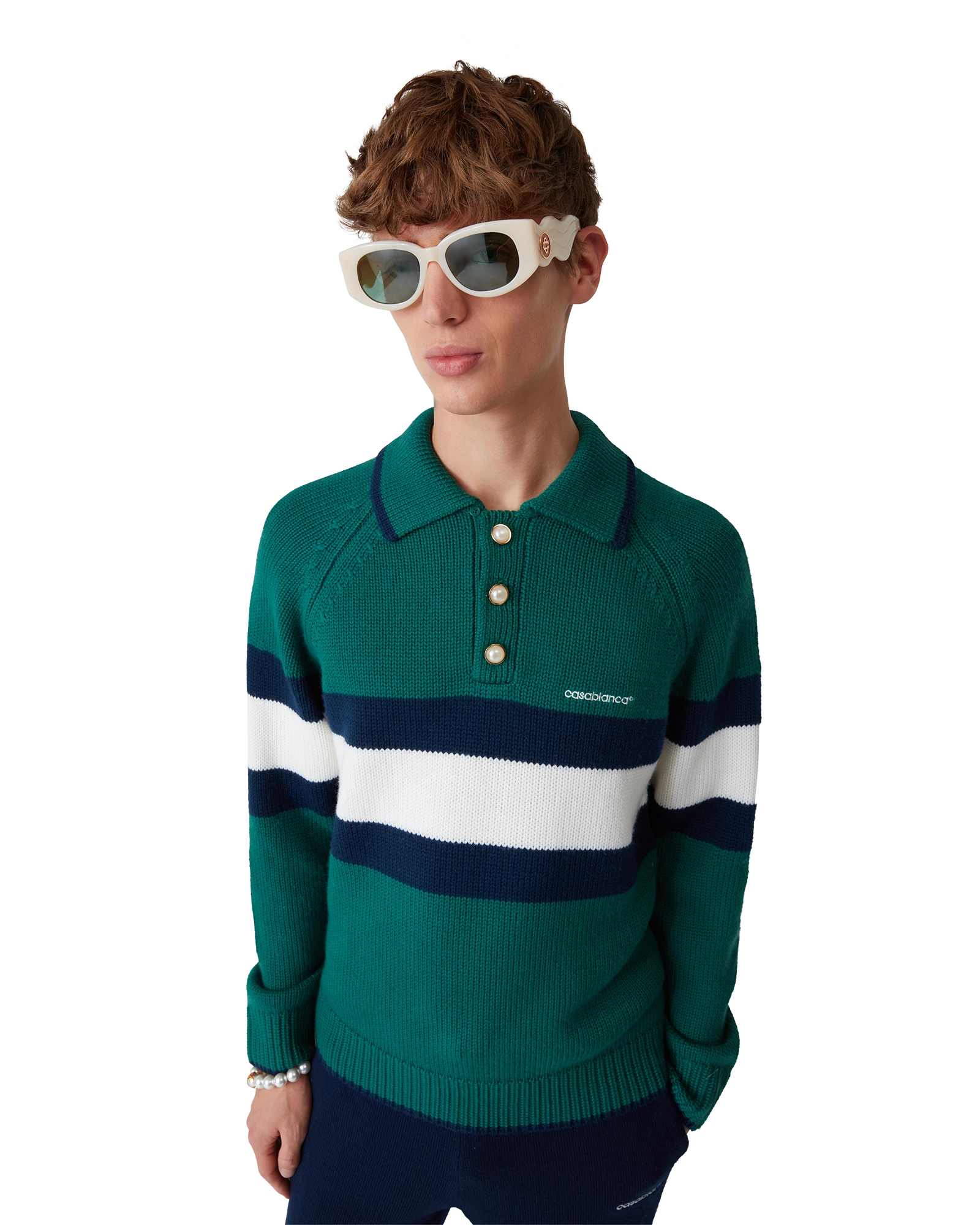 Colourblock Polo Shirt - 图片 5