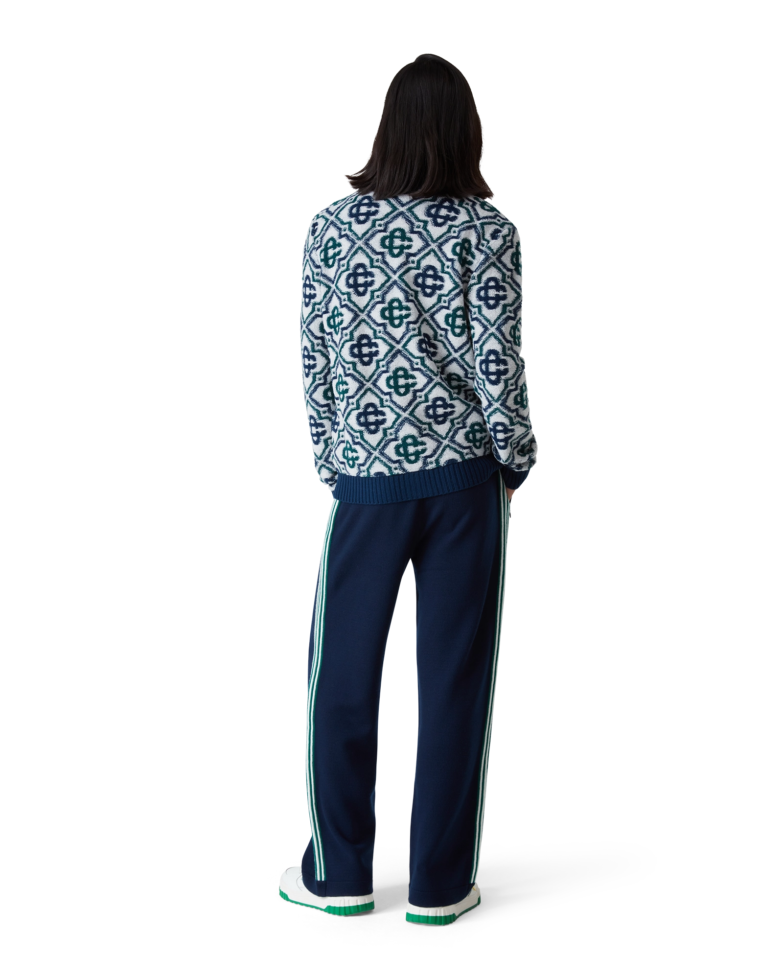 Monogram Knit Zip Jumper - 图片 3