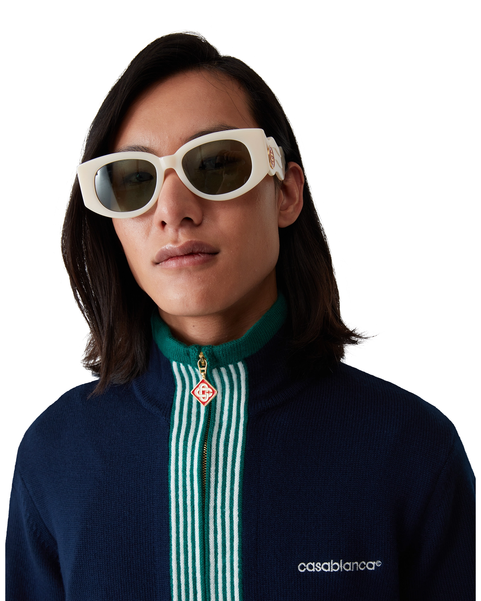 Knit Tennis Track Jacket - 图片 5