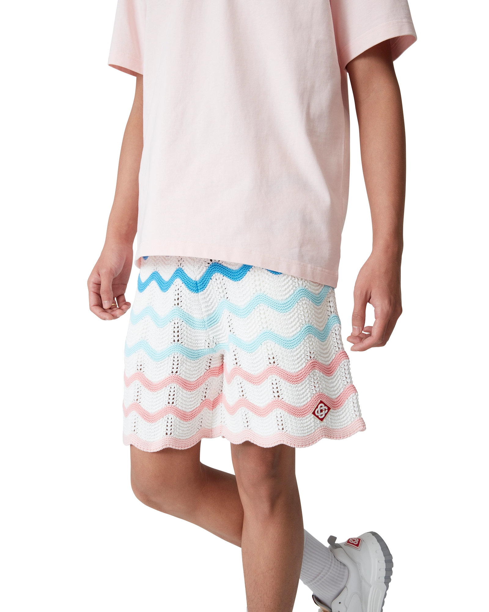 Gradient Wave Crochet Shorts - 图片 5