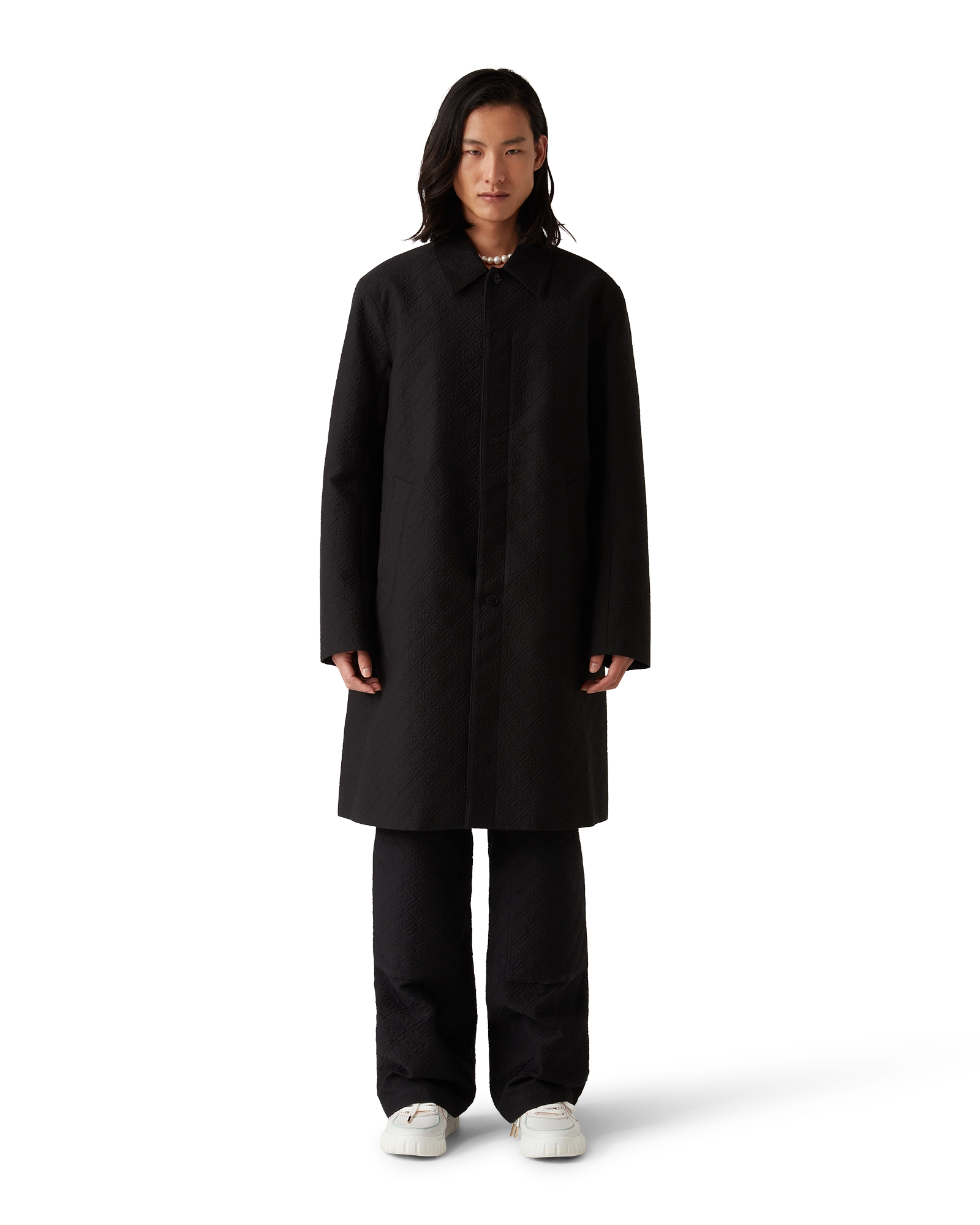 Jacquard Car Coat - 图片 4