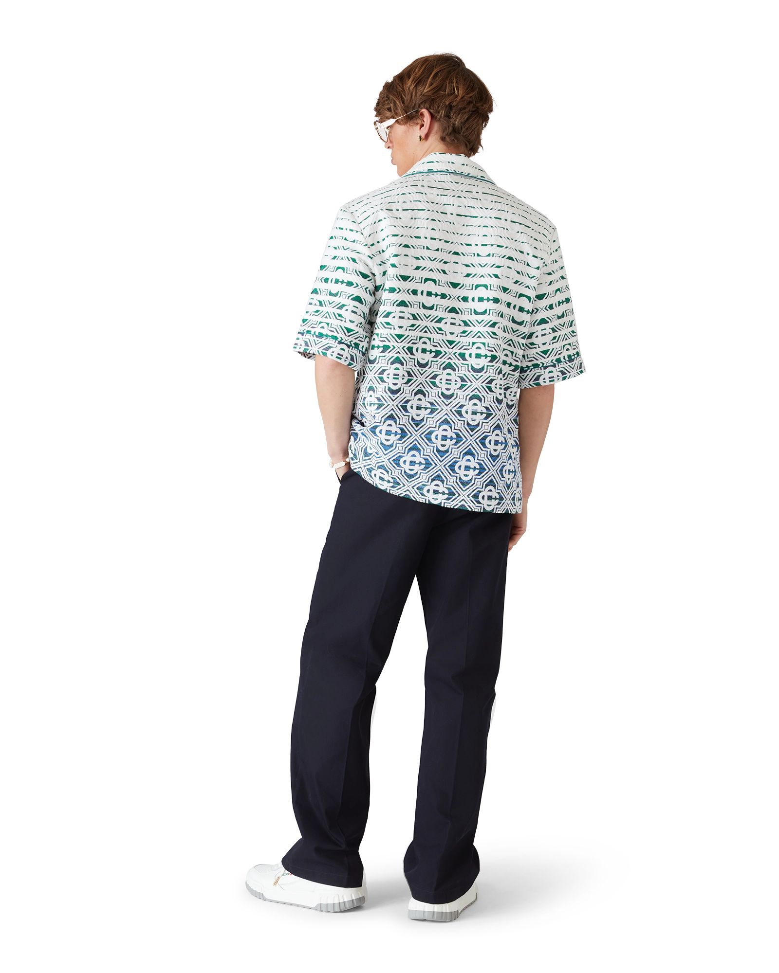 Monogram Gradient Towelling Short Sleeve Shirt - 图片 3