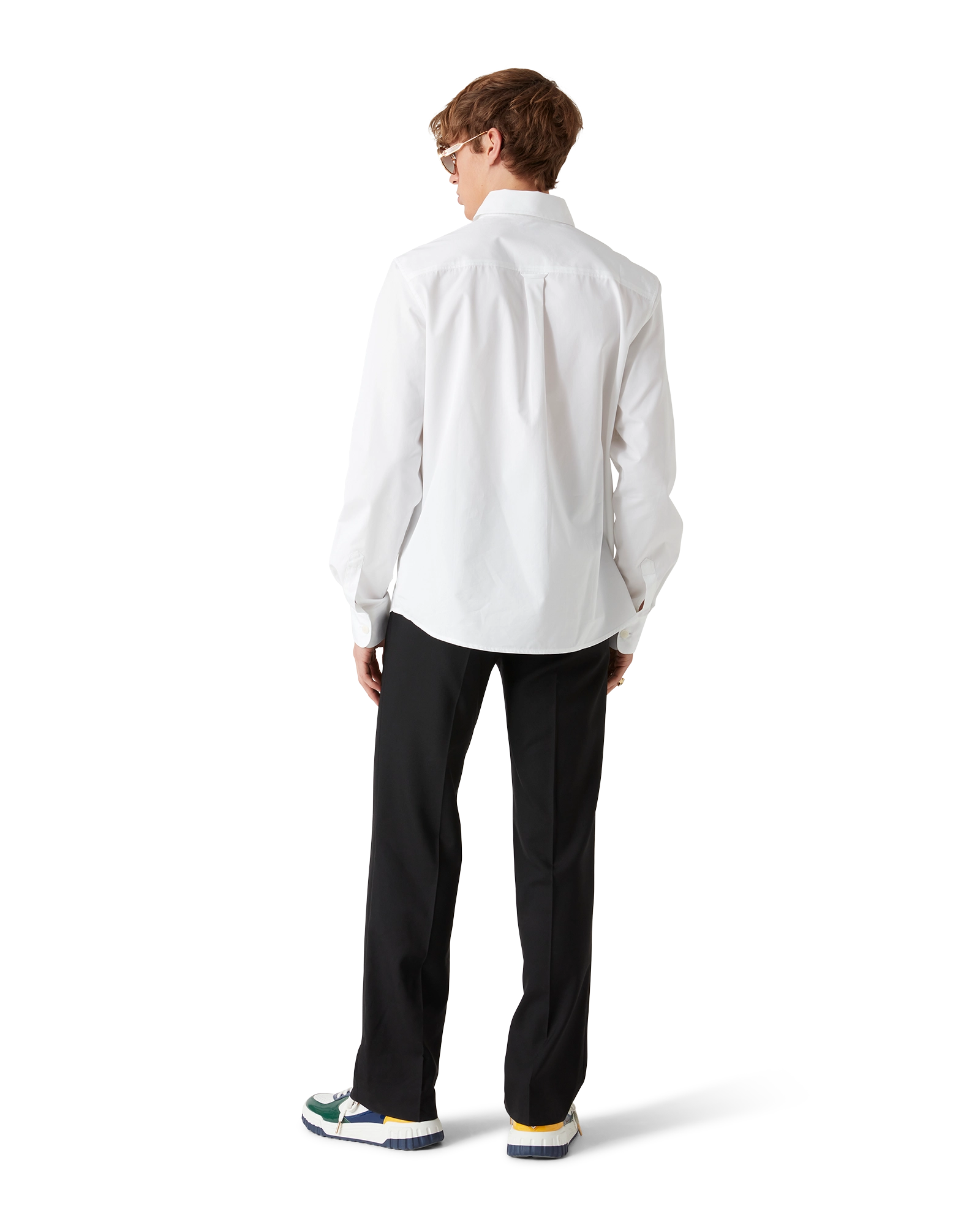 Embroidered Orange Oxford Shirt - 图片 3