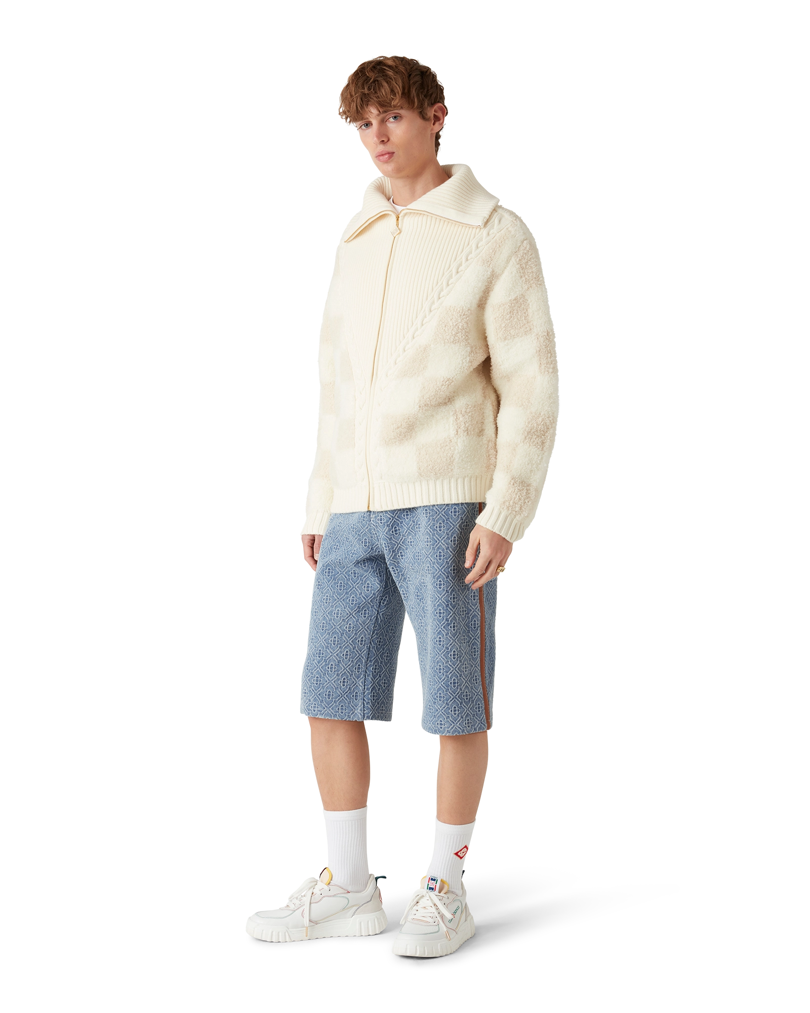 Monogram Jean Shorts - 图片 2