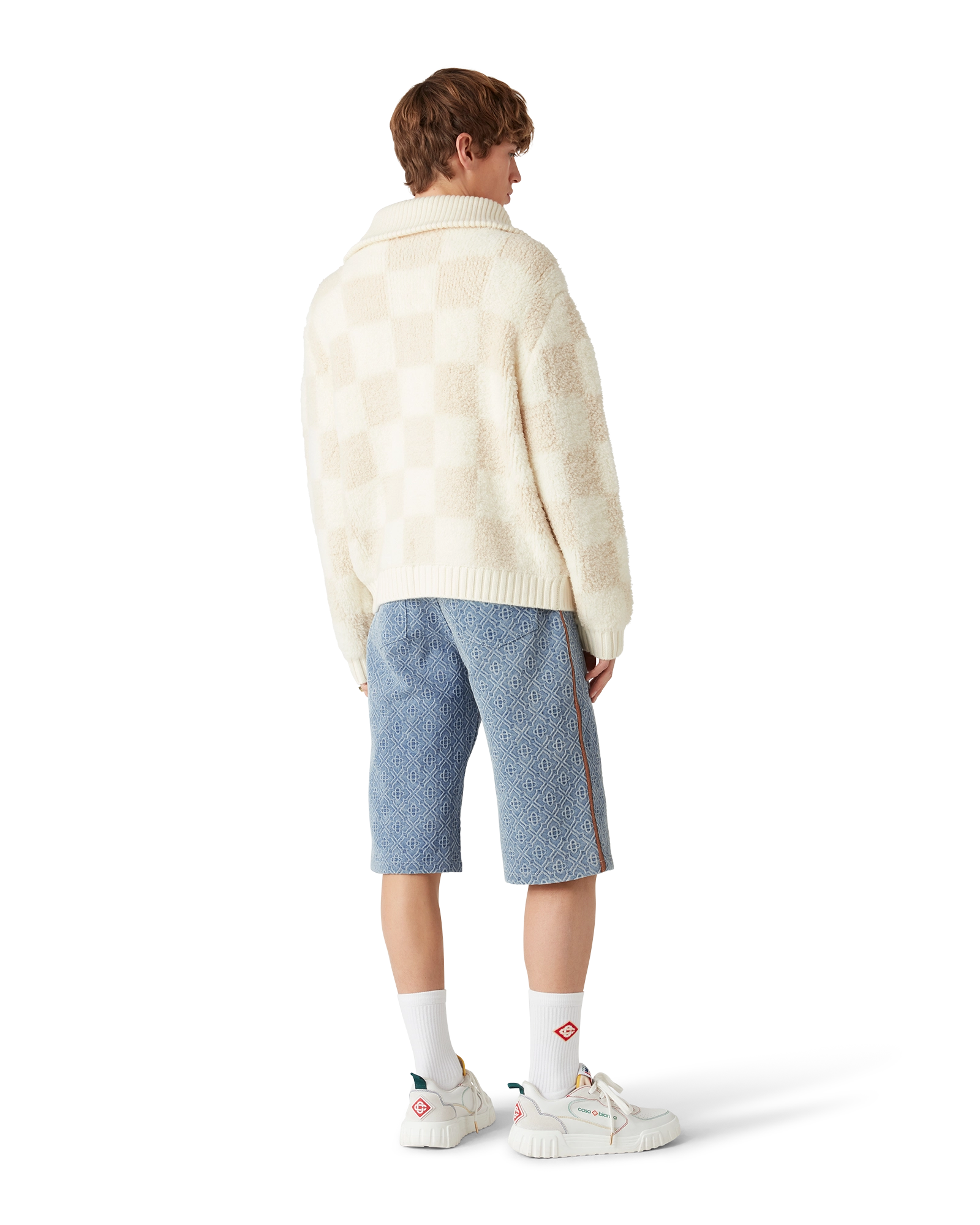 Monogram Jean Shorts - 图片 3