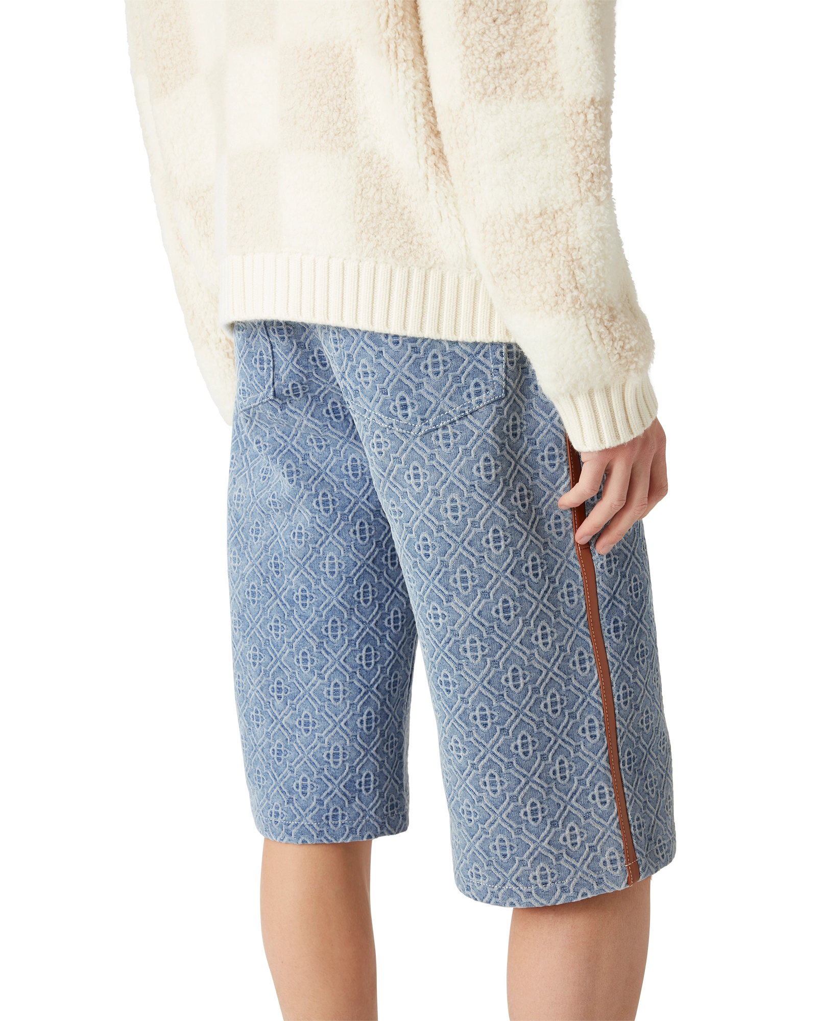 Monogram Jean Shorts - 图片 5