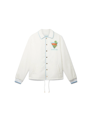 Tennis Club Icon Blue Coach Jacket