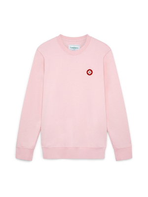 Pink Logo Patch Sweatshirt