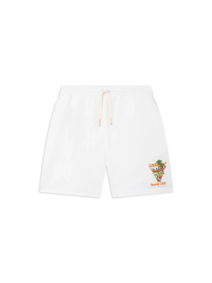 White Tennis Club Icon Sweatshort