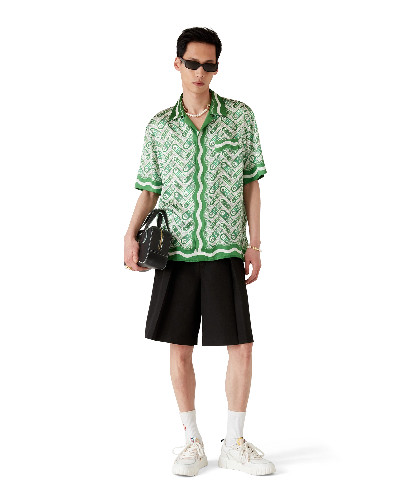Ping Pong Short Sleeve Silk Shirt - 图片 3