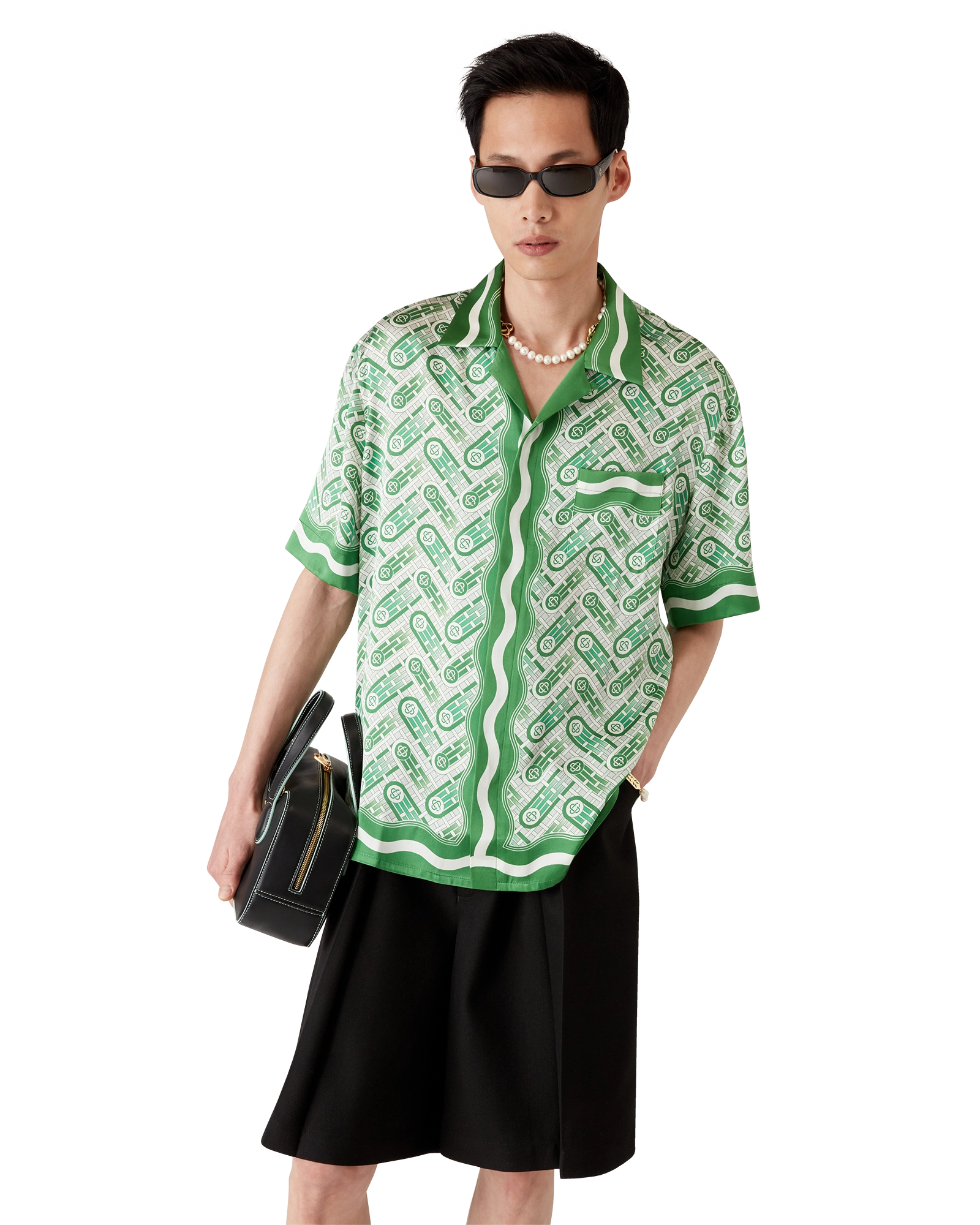 Ping Pong Short Sleeve Silk Shirt - 图片 7