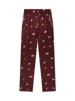 Vices Silk Satin Pyjama Trousers