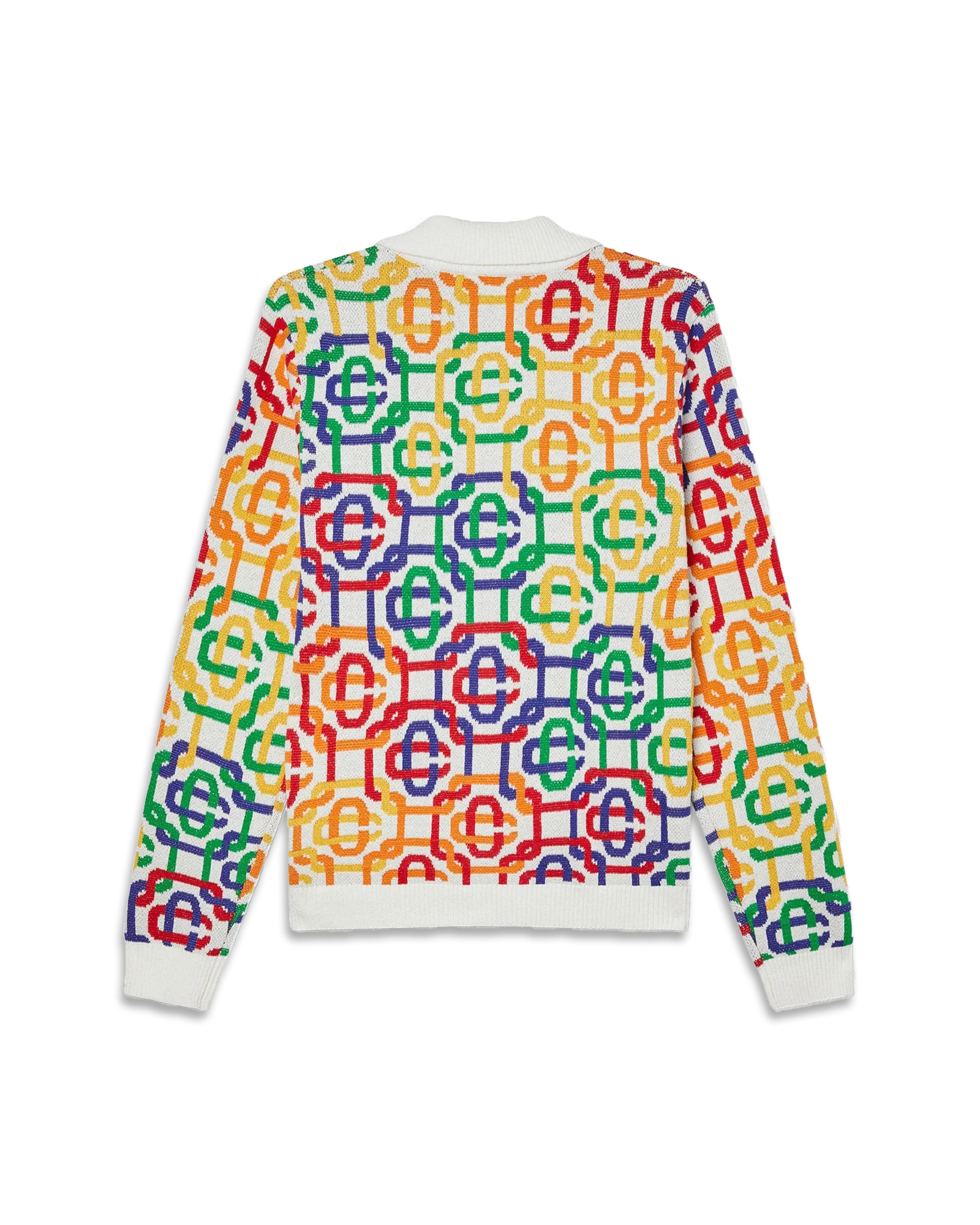 Rainbow Monogram Zip Up Jumper - 图片 4